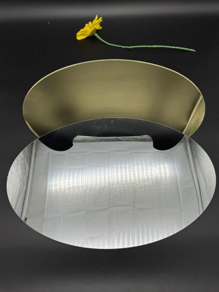 صينيه اكريلك بيضاوي طبقتين